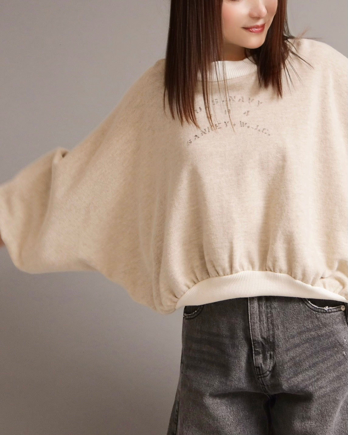 ドルマンスリーブプルオーバー