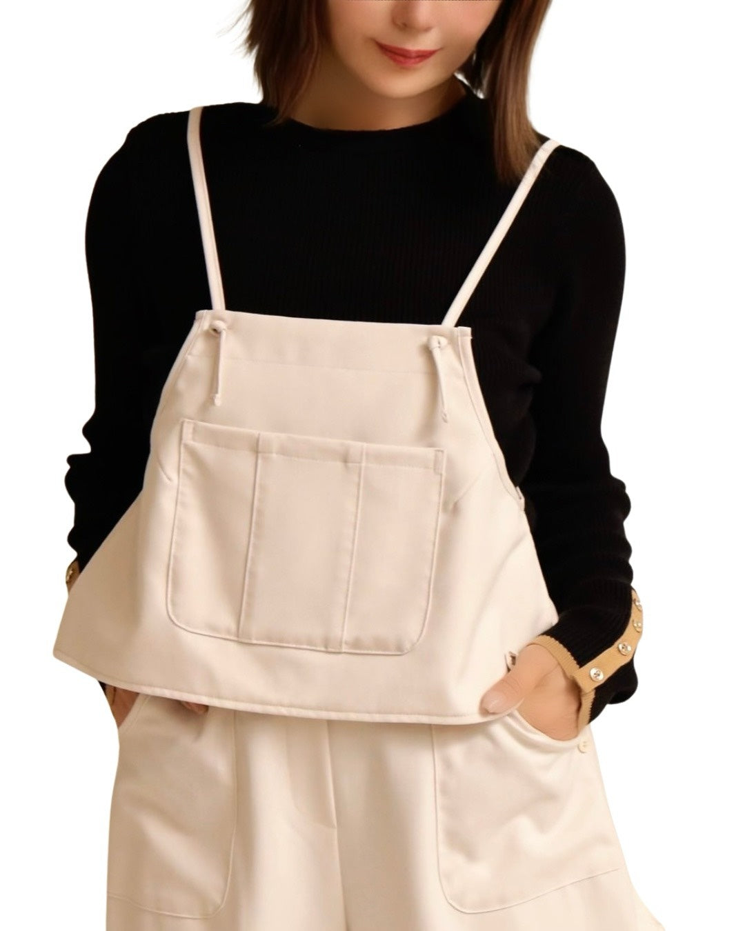 2WAYビスチェ＆ワイドパンツセットアップ