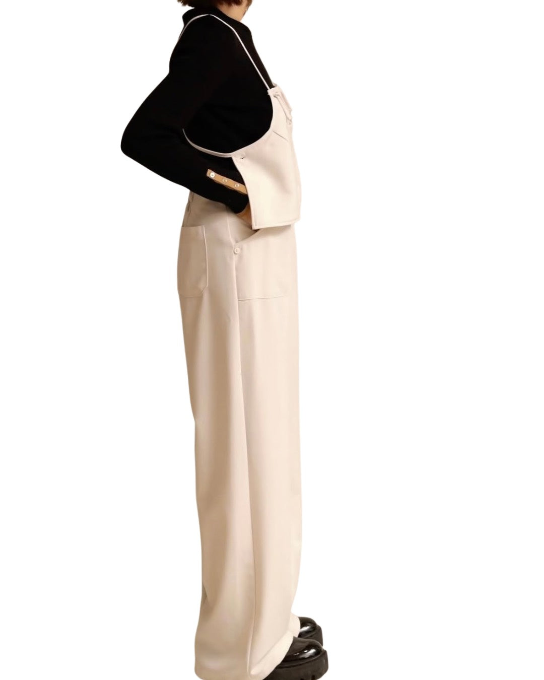 2WAYビスチェ＆ワイドパンツセットアップ